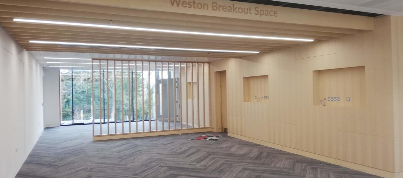 Photo of Weston Breakout Space room in IDRM building