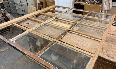 Clarendon building restoration - extensive window repairs