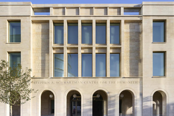 2 external view of the stephen a schwarzman centre for the humanities university of oxford photograph c hufton crow