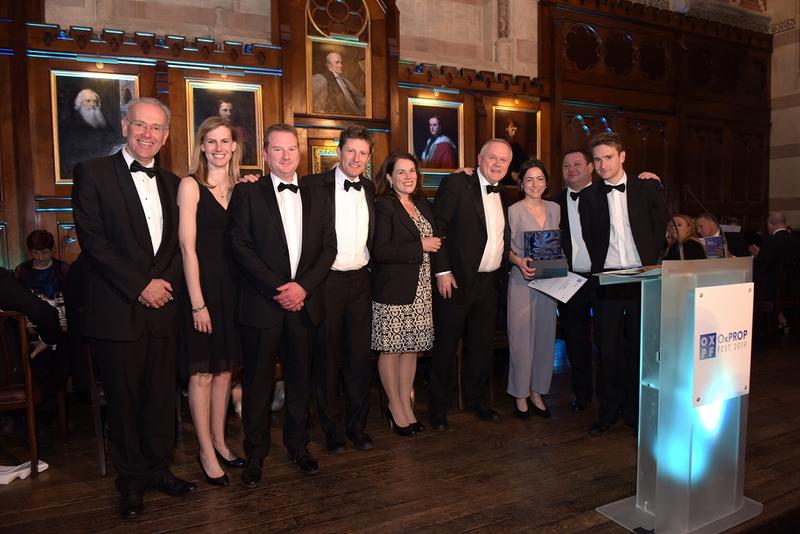 Capital Projects Team and others at the Oxfordshire Property Awards