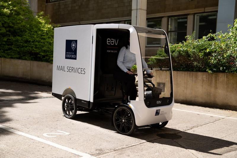 E cargo bike goes into action with Mail Service Estates Services